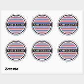 Amsterdam City Pride Emblem – Dutch Identity Ronde Sticker (Vel)