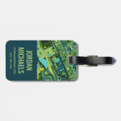 Amsterdam City Structure Map Bagagelabel (Achterkant horizontaal)