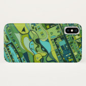 Amsterdam City Structure Map Case-Mate iPhone Case (Achterkant (horizontaal))