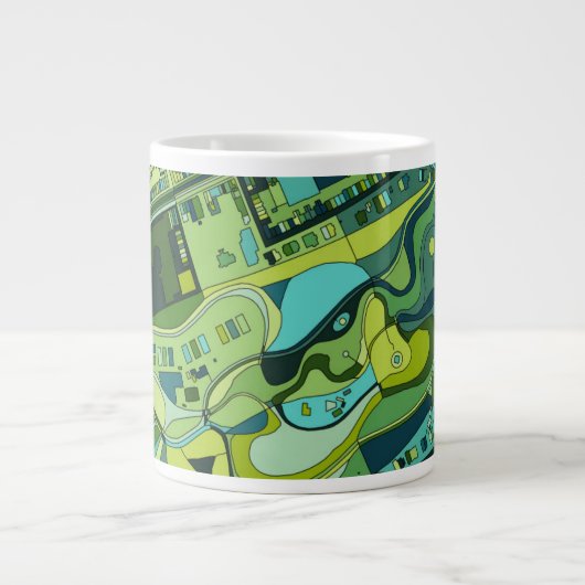 Amsterdam City Structure Map Grote Koffiekop (Voorkant)