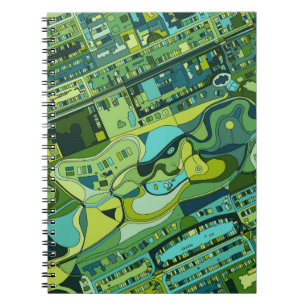 Amsterdam City Structure Map Notitieboek