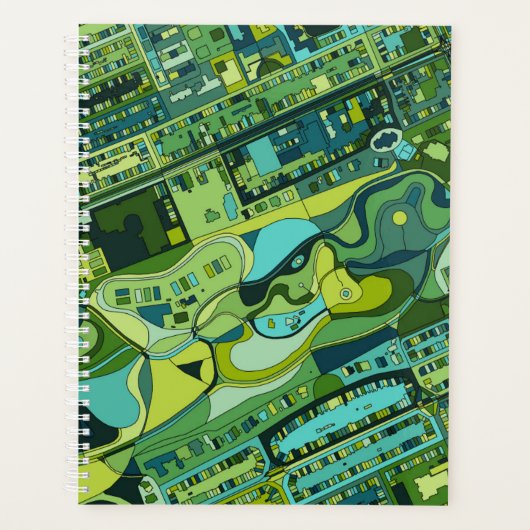 Amsterdam City Structure Map Planner (Voorkant)