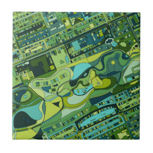 Amsterdam City Structure Map Tegeltje