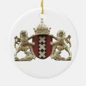 Amsterdam City XXX Nederlandse Lions Ornament (Achterkant)