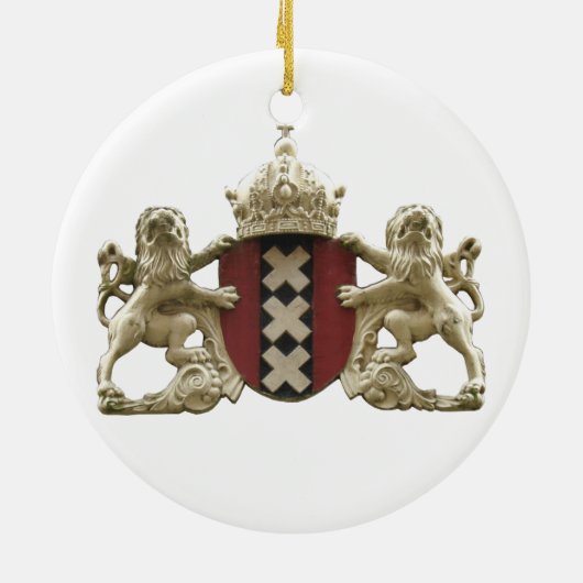 Amsterdam City XXX Nederlandse Lions Ornament (Achterkant)