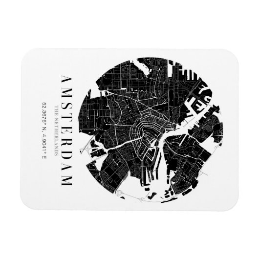 Amsterdam Citymap Magneet (Horizontaal)