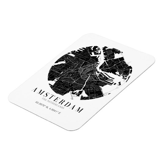 Amsterdam Citymap Magneet (Linkerzijde)