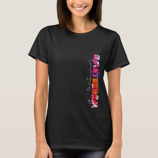 Amsterdam Cityscape Amsterdam Skyline T-shirt (Voorkant)