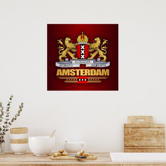 Amsterdam COA Poster (Keuken)