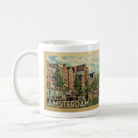 Amsterdam Coffee Mok Holland 