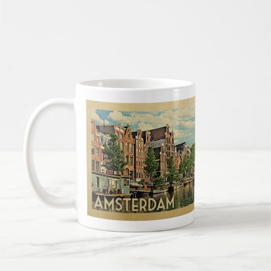 Amsterdam Coffee Mok Holland  (Links)