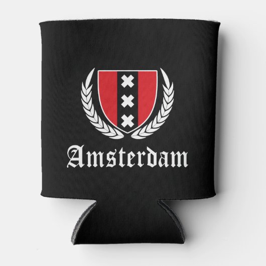 Amsterdam Crest Blikjeskoeler (Voorkant)