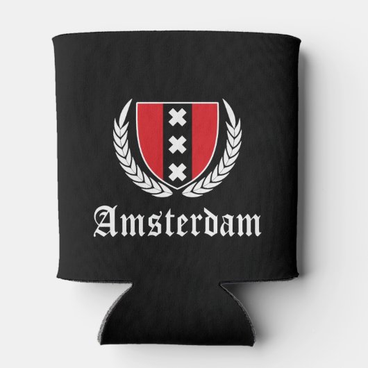 Amsterdam Crest Blikjeskoeler (Achterkant)