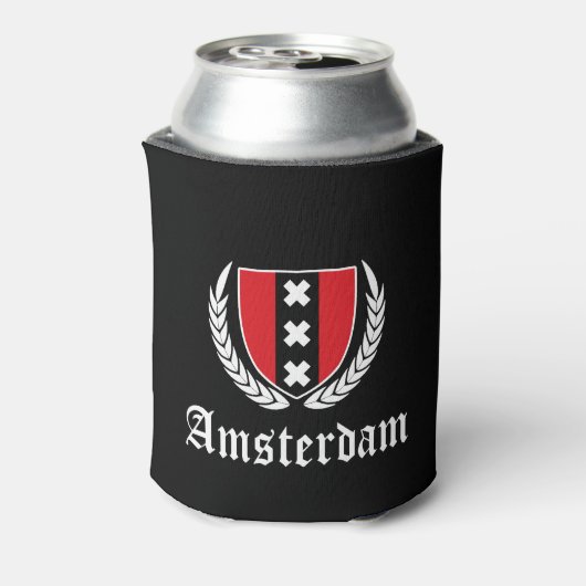 Amsterdam Crest Blikjeskoeler (Blikje Achterkant)