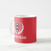 Amsterdam Crest Koffiemok (Voorkant links)