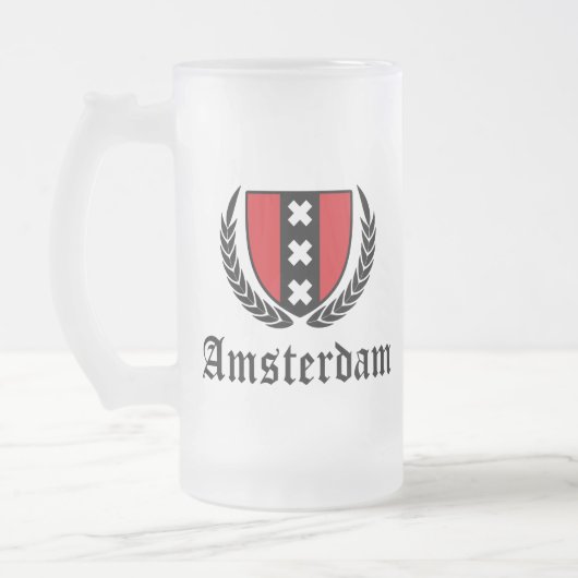Amsterdam Crest Matglas Bierpul (Links)