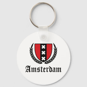 Amsterdam Crest Sleutelhanger