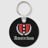 Amsterdam Crest Sleutelhanger (Voorkant)