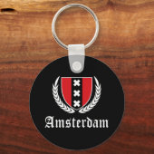 Amsterdam Crest Sleutelhanger (Voorkant)
