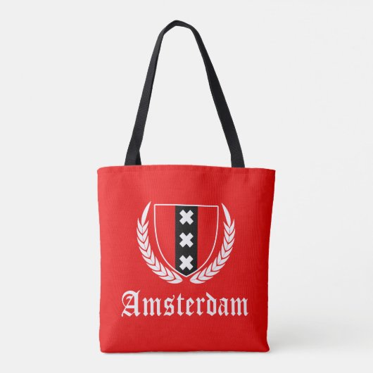 Amsterdam Crest Tote Bag (Achterkant)