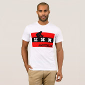 Amsterdam Cycling Male T-shirt (Voorkant volledig)