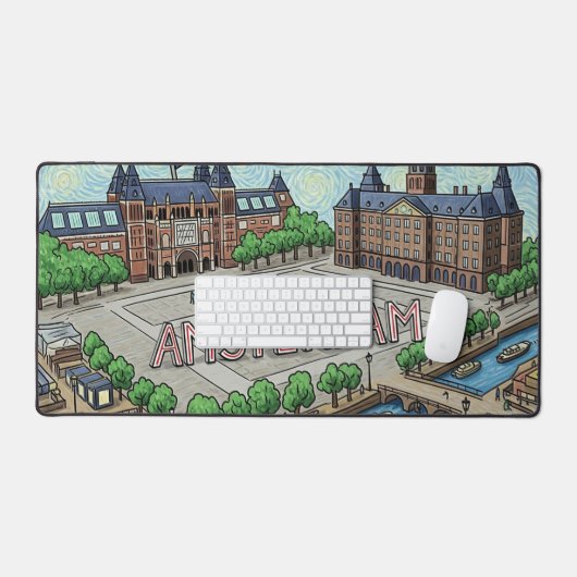 Amsterdam Desk Mat (Keyboard & Muis)