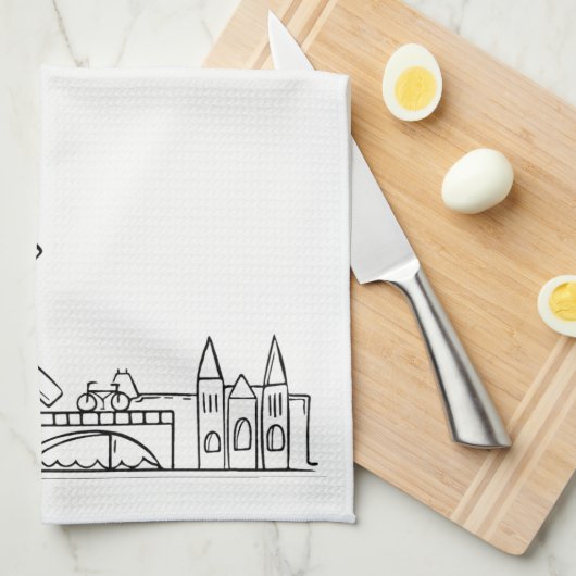 Amsterdam Dishtowel Theedoek (Quarter Fold)