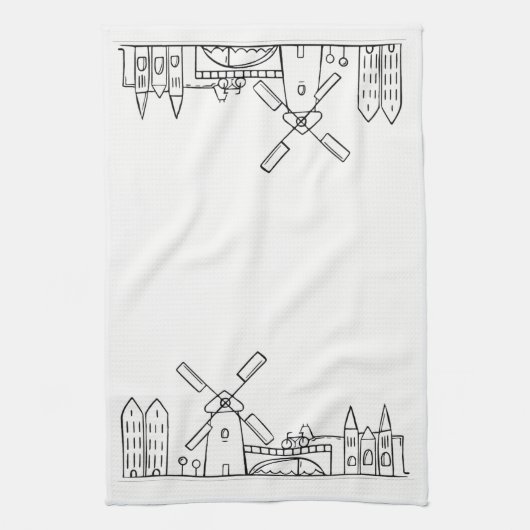 Amsterdam Dishtowel Theedoek (Verticaal)