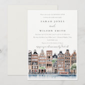 Amsterdam Dutch Canal Landscape Morning After Kaart (Voorkant / Achterkant)