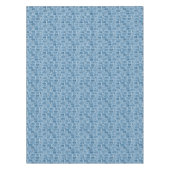 Amsterdam Dutch Houses Bikes Tulips Quirky Blue Tafelkleed (Voorkant)