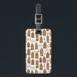 Amsterdam Dutch Houses Tulips Bikes Pattern White Bagagelabel<br><div class="desc">Decoreer je keuken met dit geweldige label. Het is een geweldig cadeau voor een reiziger! U kunt het aanpassen en tekst aan de achterkant, of uw monogram aan de voorzijde toevoegen. Ben zeker om een blik bij alle kleurenopties te nemen. Kijk in mijn winkel naar veel meer kleuren en patronen,...</div>