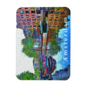 Amsterdam. Een rustige haven. Magneet (Verticaal)