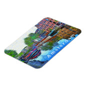 Amsterdam. Een rustige haven. Magneet (Linkerzijde)