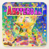 Amsterdam Epoch Hour Coaster Kartonnen Onderzetters (Voorkant)