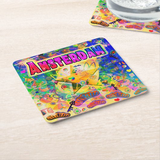 Amsterdam Epoch Hour Onderzetter (Schuin)