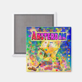 Amsterdam Epoch Uur Magneet (Voorkant / Achterkant)