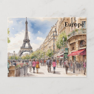 Amsterdam Europa Vintage Reizen Toerisme Toevoegen Briefkaart