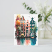 Amsterdam Feestdagenkaart (Staand voorkant)