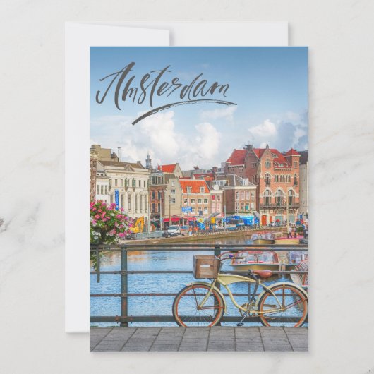 Amsterdam Feestdagenkaart (Voorkant)