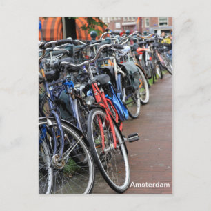Amsterdam-fietsen Briefkaart