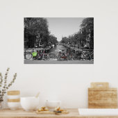 Amsterdam fietsen poster (Keuken)