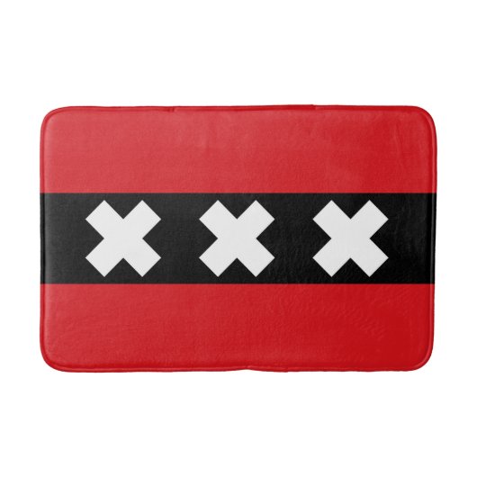 Amsterdam Flag Bath Mat (Voorkant)
