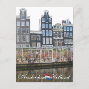 Amsterdam Flower Market Holland Briefkaart
