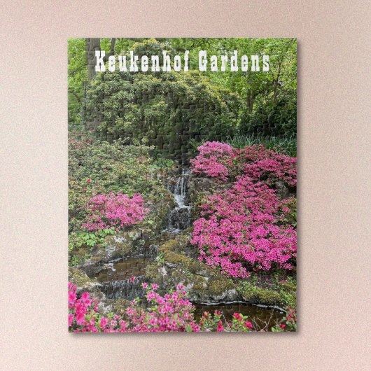 Amsterdam Gardens and Waterfall Jigsaw Puzzle Legpuzzel