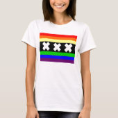 Amsterdam Gay Pride Flag T-shirt (Voorkant)