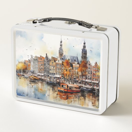 Amsterdam, gestrekte print (Achterkant)