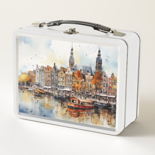 Amsterdam, gestrekte print (Voorkant)