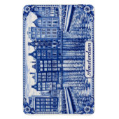 Amsterdam grachtenhuizen magneet (Verticaal)