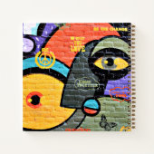 Amsterdam Graffiti, kleurrijk en cool, Notitieboek (Achterkant)