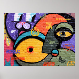 Amsterdam Graffiti Poster